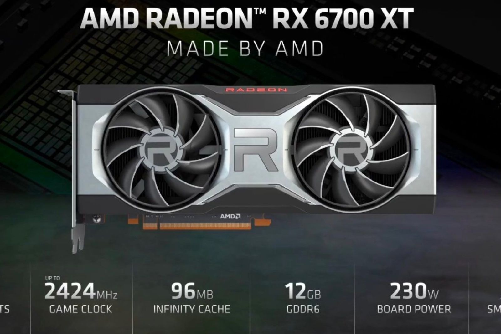 AMD reveals the Radeon RX 6700 XT to power up the mid range photo 1