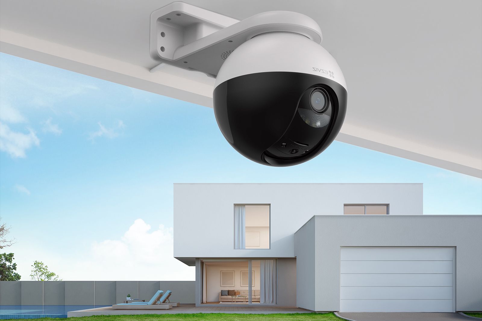 Eliminate all blind spots and monitor every inch of your home with the EZVIZ C8W Pro pan-and-tilt camera photo 3