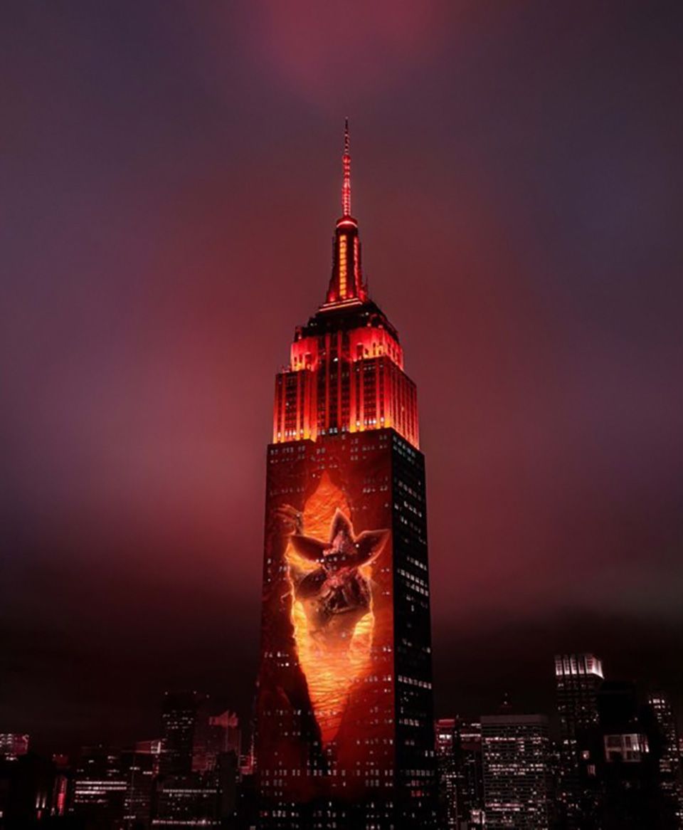 Empire State Building goes Upside Down for Stranger Things launch photo 2