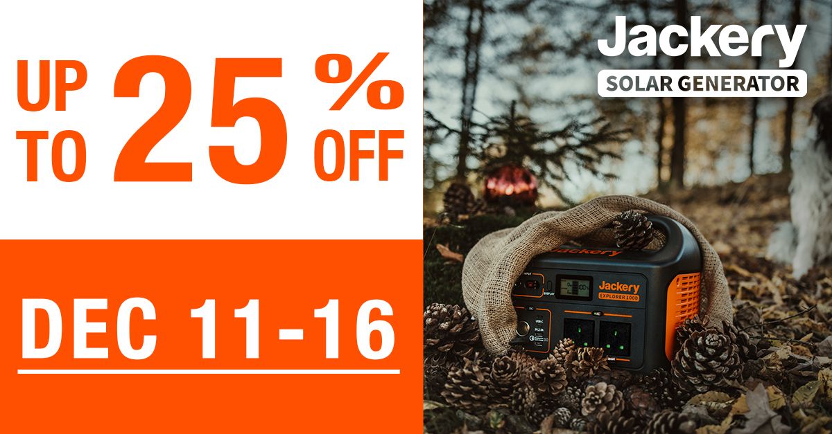Give the gift of power this Christmas - Jackery offers up to 25% off on clean energy portable power stations photo 9