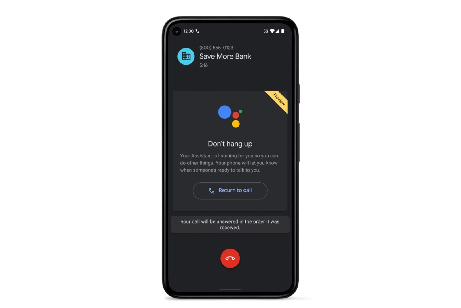 How 'Hold me' uses Google Assistant to monitor your calls while on hold photo 1