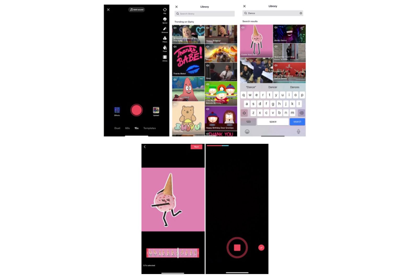 How to add Giphy GIF clips to your TikTok video photo 2