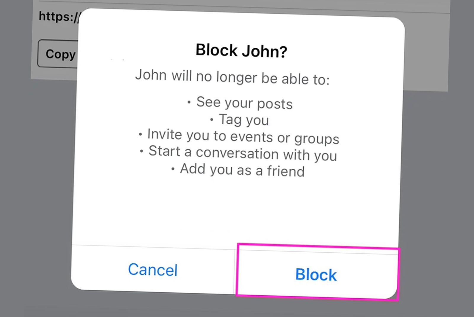 How to block someone on Facebook photo 3