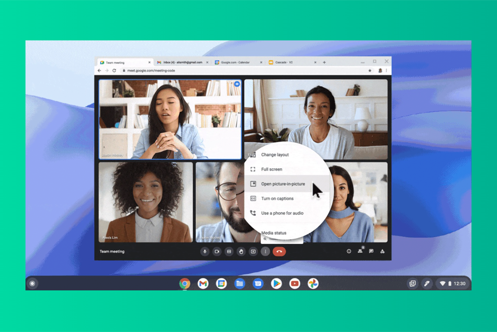 How to turn on picture-in-picture mode in Google Meet video calls photo 3