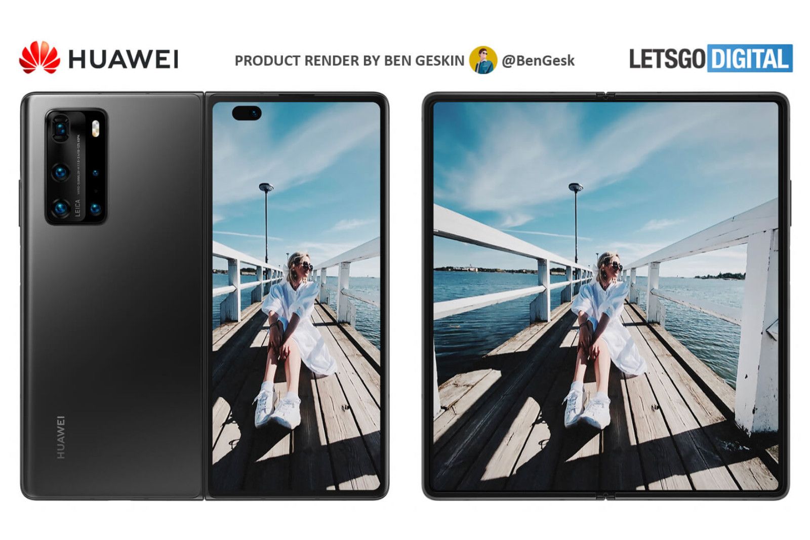 Huawei Mate X2 leak suggests similar design to Galaxy Z Fold 2 photo 1