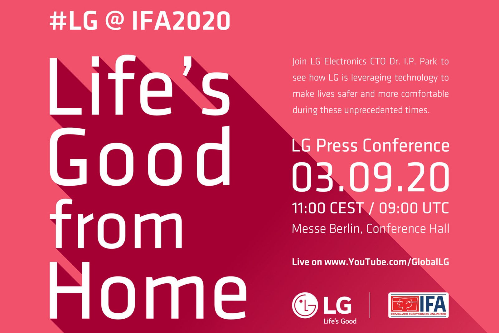 LG IFA 2020 press conference: How to watch the keynote live photo 2