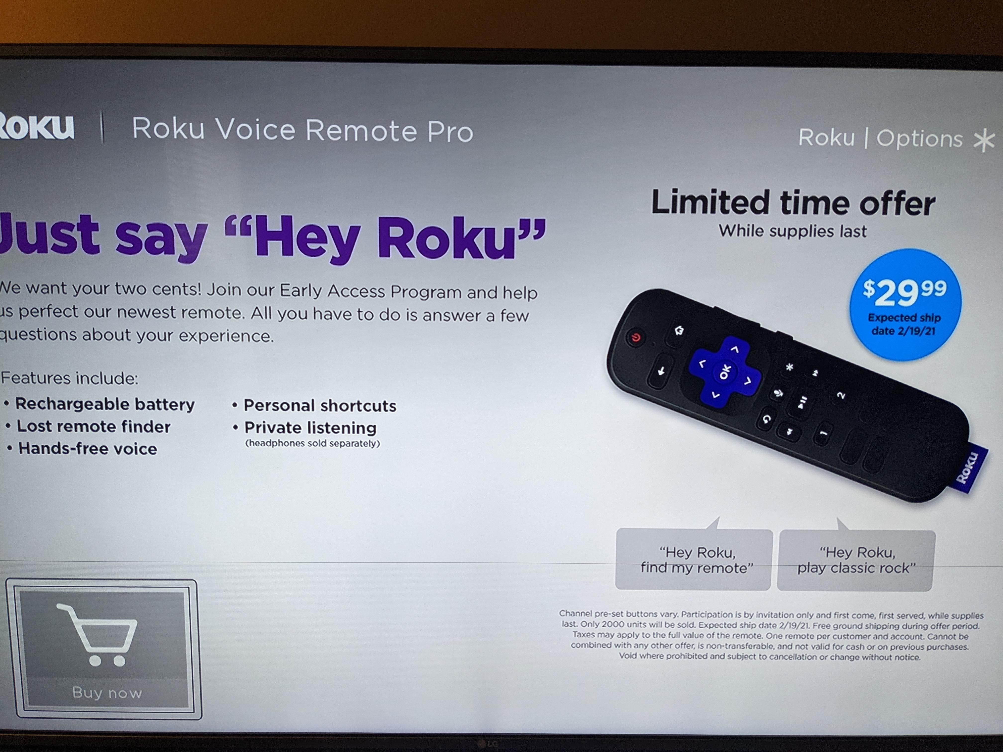 Roku testing rechargeable remote, but is it necessary? photo 2