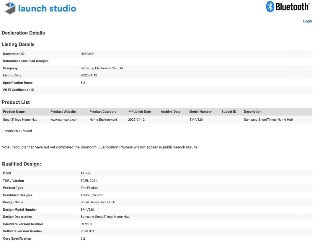 Samsung Galaxy Home Mini 2 pops up on Bluetooth certification site photo 3