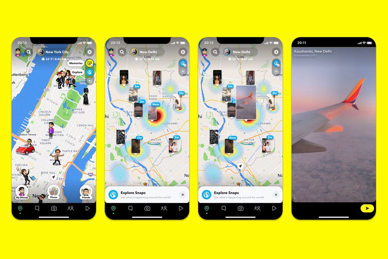 Snapchat adds layers to Snap Map, starting with Memories photo 1