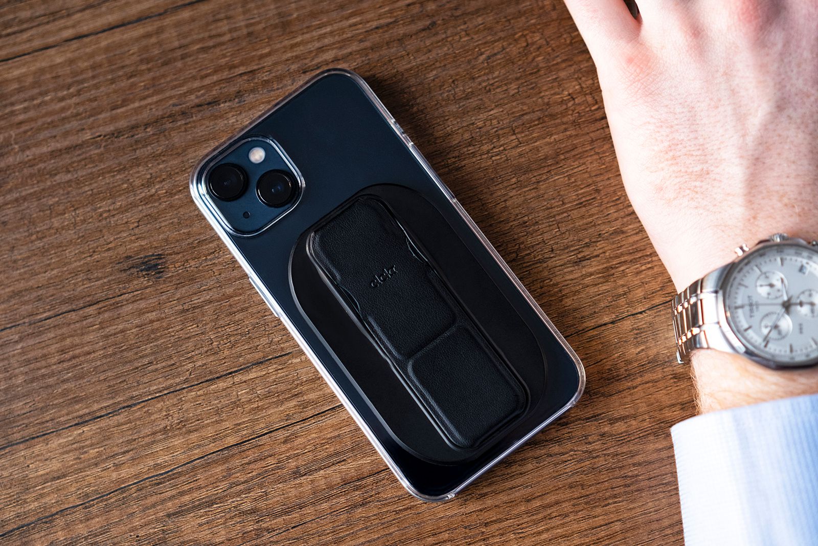 The CLCKR MagSafe Stand and Grip is the ultimate grip for your iPhone photo 4