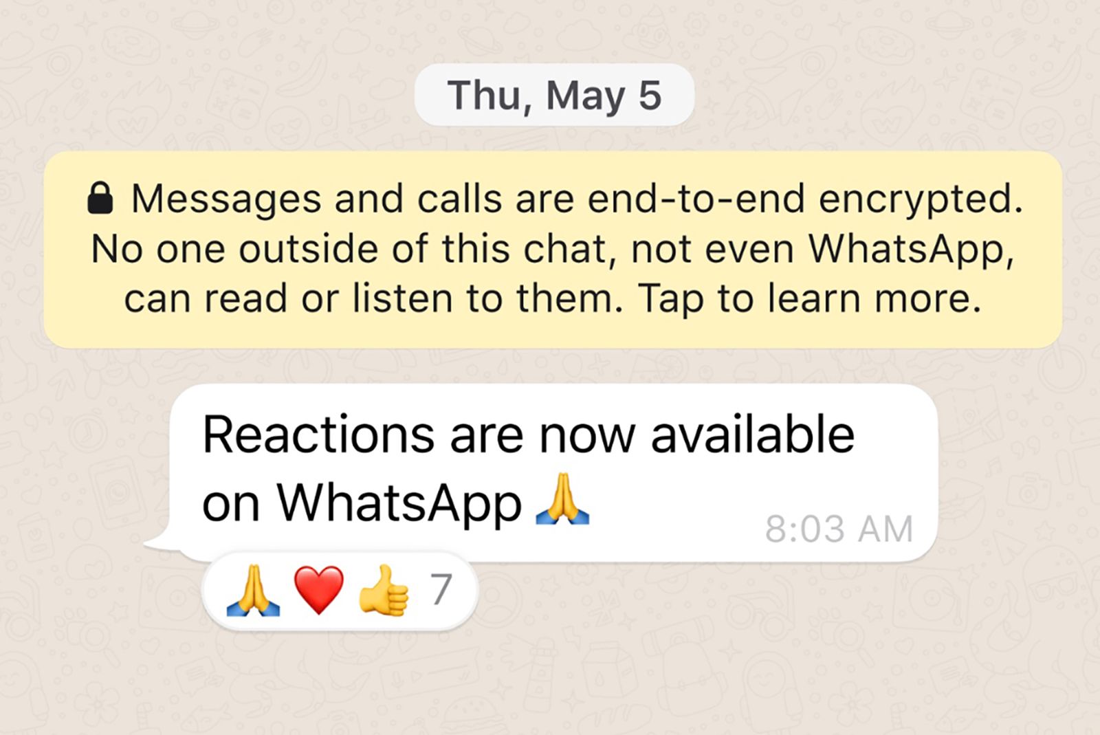 WhatsApp gets emoji reactions: Here's which ones and how to use them photo 1