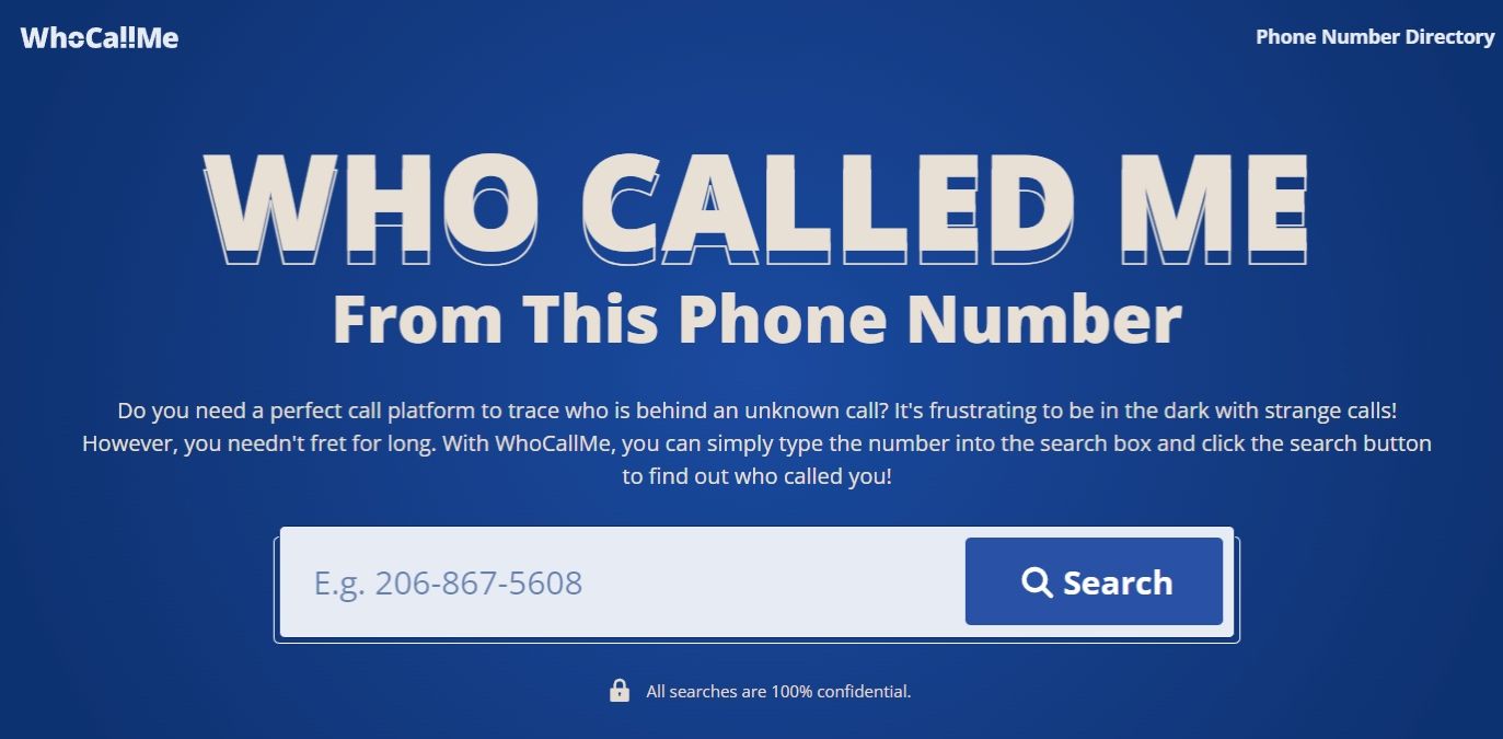 WhoCallMe overview: Find out who called me from any number in seconds! photo 1