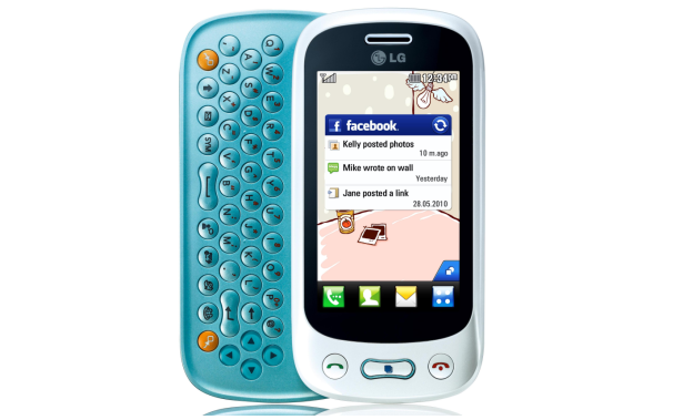 lg town gt350 qwerty budget phone for the man or lady about town image 1