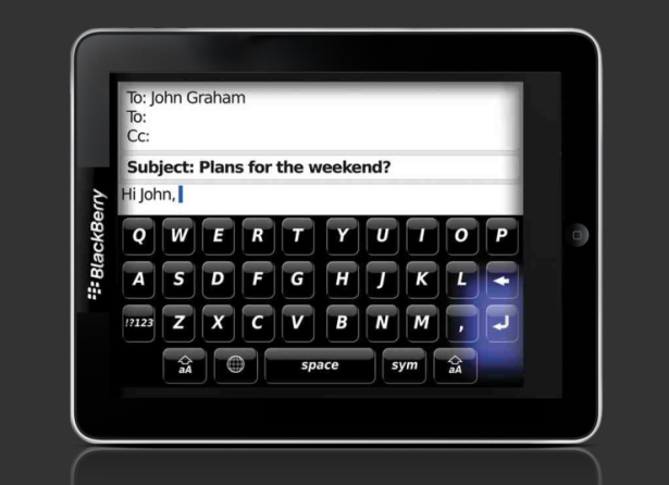 rim readying blackberry tablet image 1