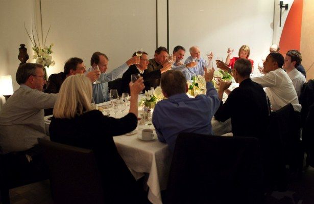 steve jobs mark zuckerberg and others dine with the president image 1