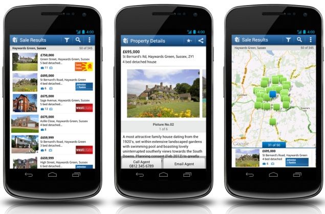 rightmove app moves into new android home image 1