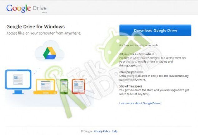 google drive detailed in leaked documents and app image 1