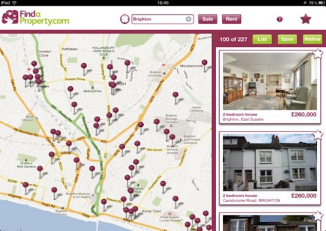 findaproperty com ipad app taking the stress out of moving house image 1