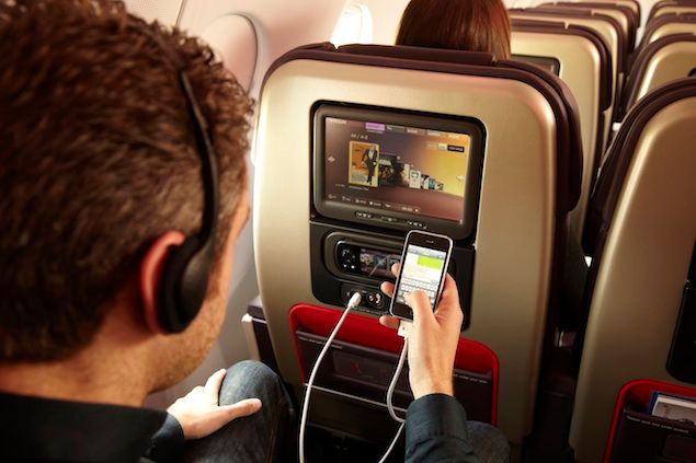 virgin atlantic to allow mobiles to be used in flight image 1