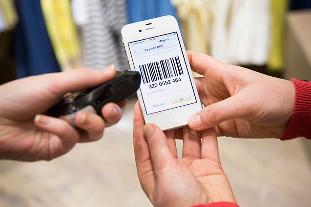 paypal instore app for iphone and android adopted by british fashion chain aurora image 1