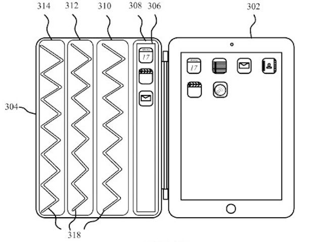 apple patent ipad smart cover with second flexible display image 1
