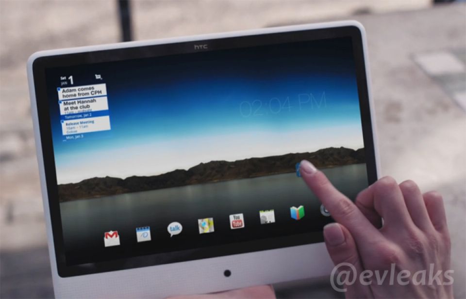 mysterious htc tablet leaked complete with imac style design image 1