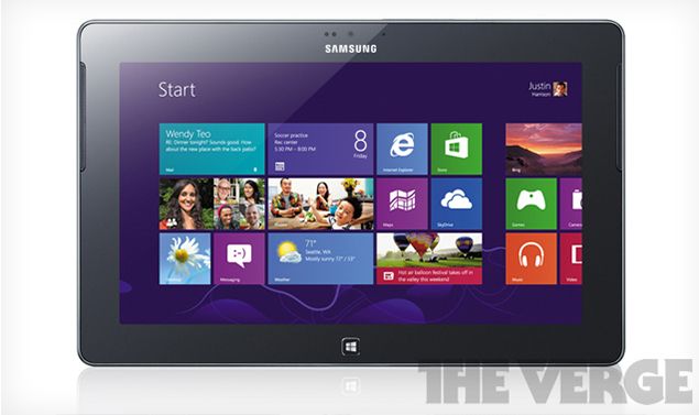 samsung s new ativ range to also get 10 1 inch windows 8 rt tablet image 1