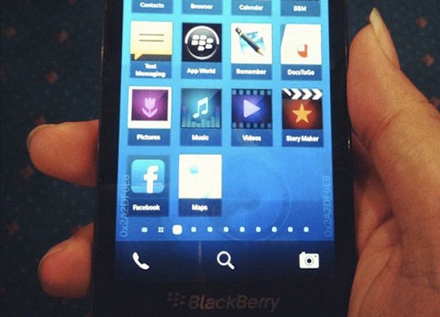 blackberry 10 l series leaked image shows new user interface in all its glory image 1