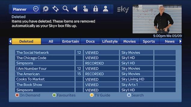 sky updated with undelete function and catch up tv image 1