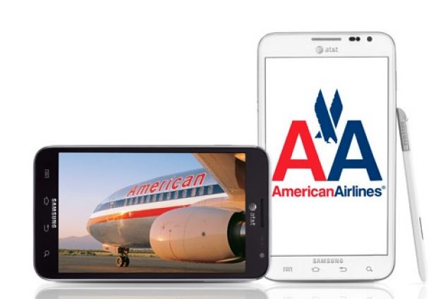 american airlines cabin crew now packing samsung galaxy notes image 1