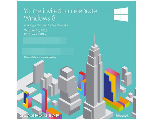 microsoft schedules window 8 launch event surface included image 1