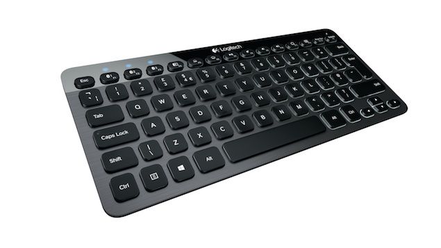 logitech bluetooth illuminated keyboard k810 comes with dedicated windows 8 buttons image 1