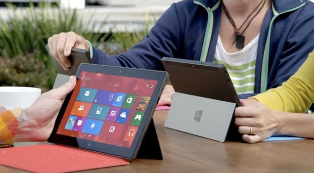 microsoft surface priced at 499 for 32gb model as tv blitz starts image 1