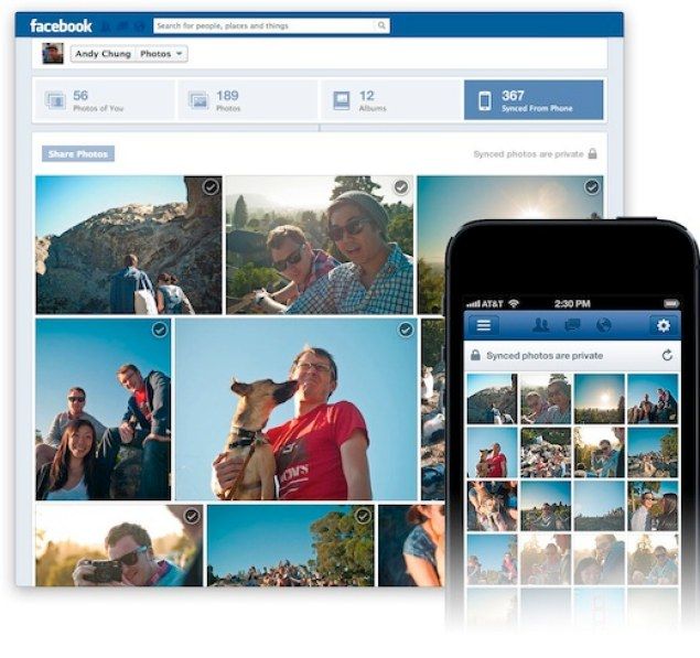 facebook photo sync automatically saves your pictures image 1