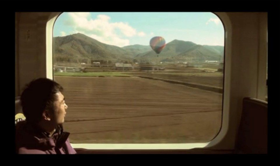 the augmented reality train window that lets you change the scenery image 1