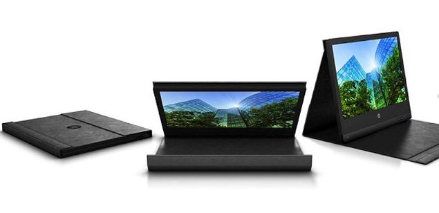 hp u160 portable external monitor will extend your laptop display image 1