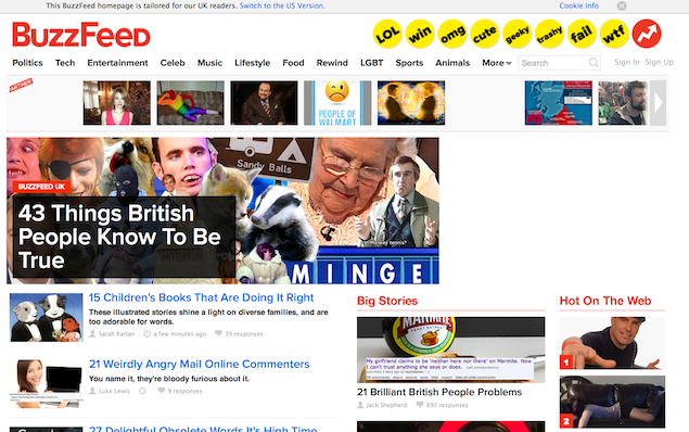 online publisher buzzfeed launches uk centric homepage image 1