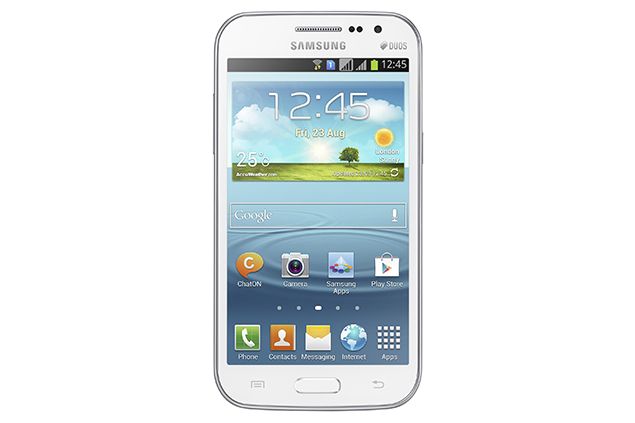 samsung announces mid range galaxy win handset with 4 7 inch screen image 1