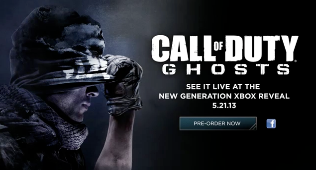 activision sets call of duty ghosts release for 5 november available now for pre order image 1