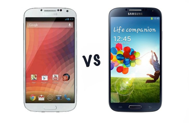 samsung galaxy s4 google edition vs samsung galaxy s4 what s the difference  image 1