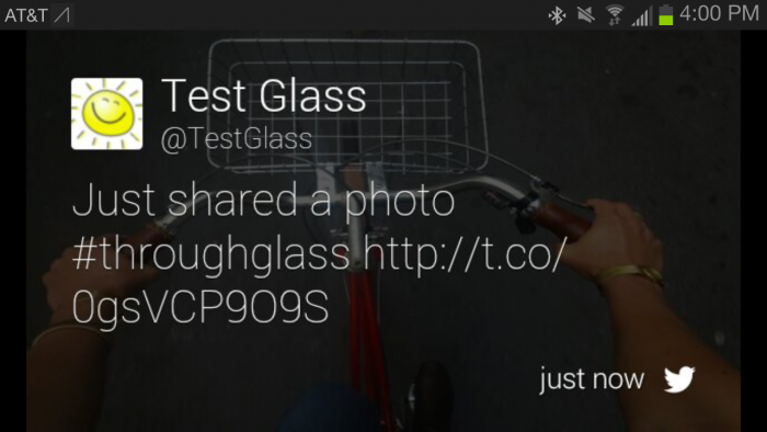 twitter for google glass is confirmed as well as facebook and other apps image 1