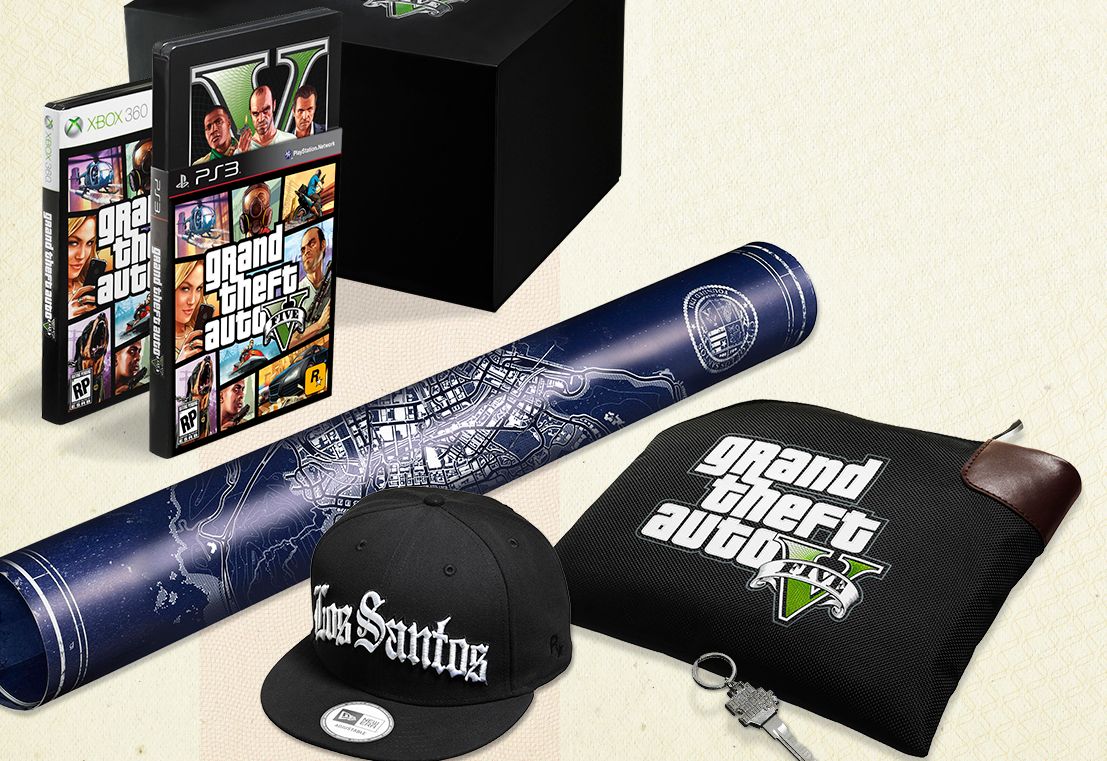 Octrooi opraken attent GTA V Special Edition and Collector's Edition sets revealed, pre-orders open
