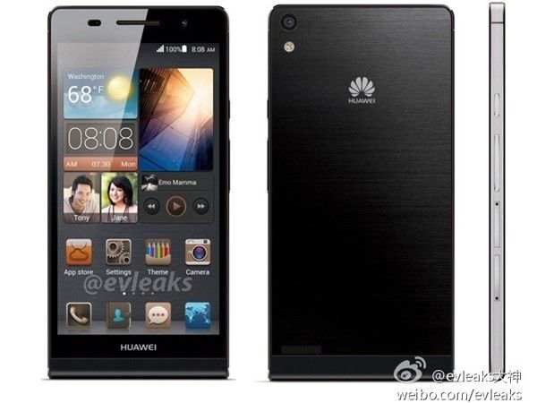 huawei ascend p6 press shot leaks at 6 2mm thin image 1