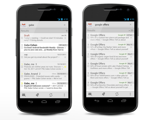 possible gmail for android redesign leaks during google i o event image 1