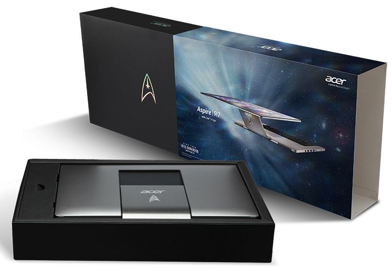 acer aspire r7 star trek edition to go up for auction one of only 25 made image 1