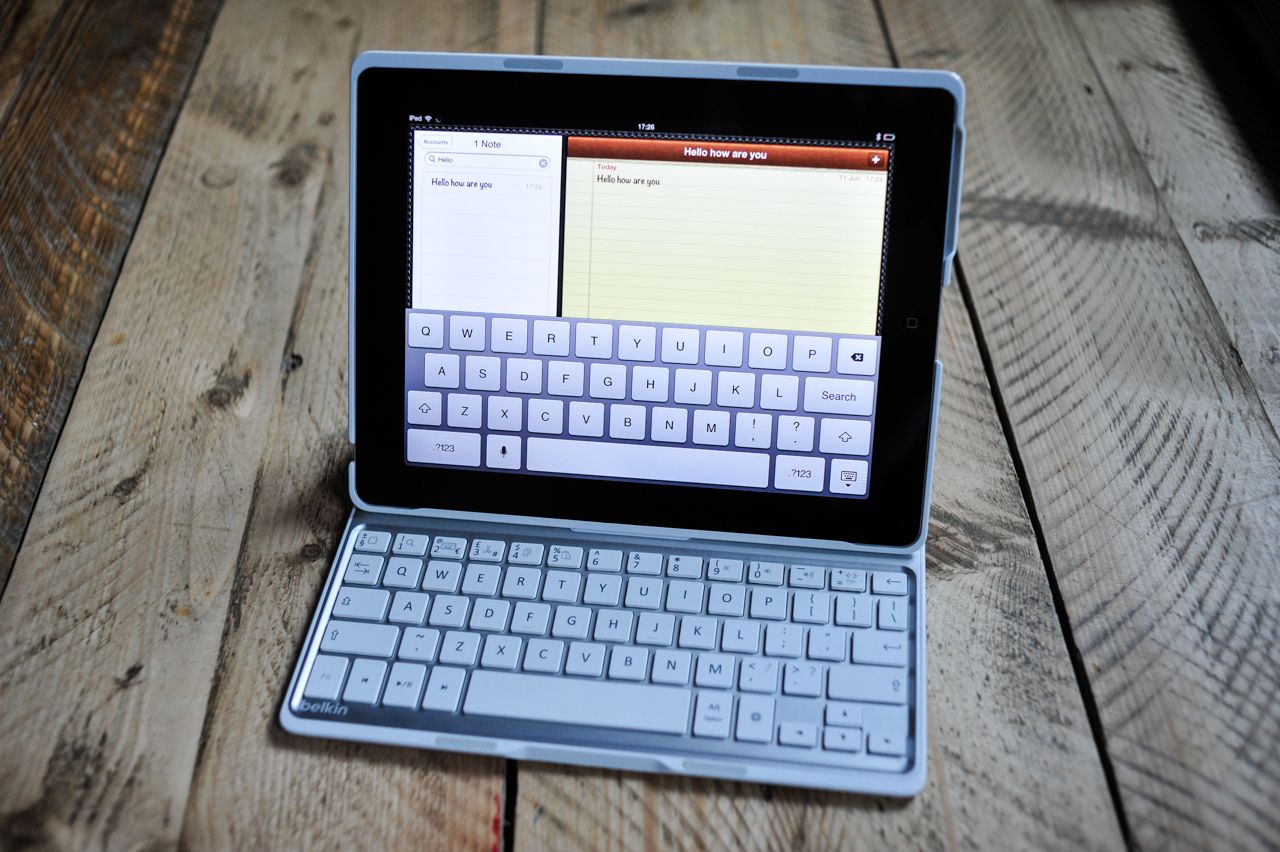 belkin ultimate ipad keyboard case pictures and hands on image 1