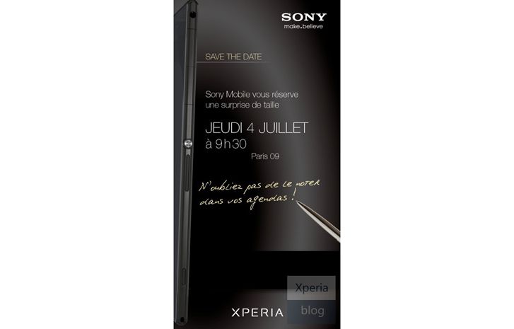 sony xperia zu launch invite hints at phablet design image 1