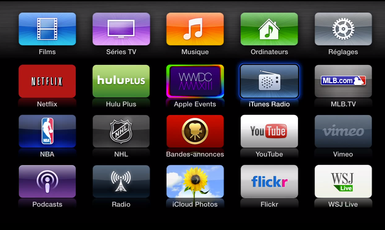 apple tv beta update includes itunes radio and conference room display mode image 1