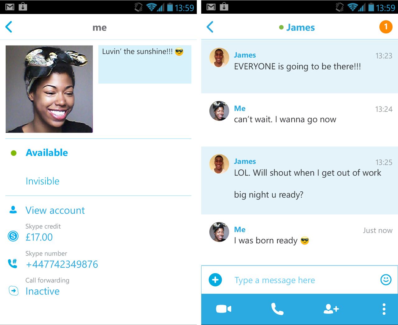 android 4 0 skype for android goes mobile first image 3