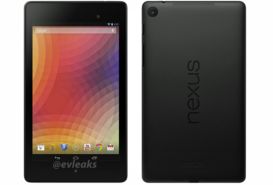 nexus 7 2 press shot leaked confirming overall design and rear facing camera image 1